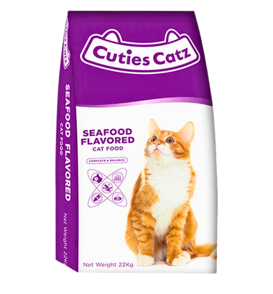 Cuties Cat Dry Food Seafood