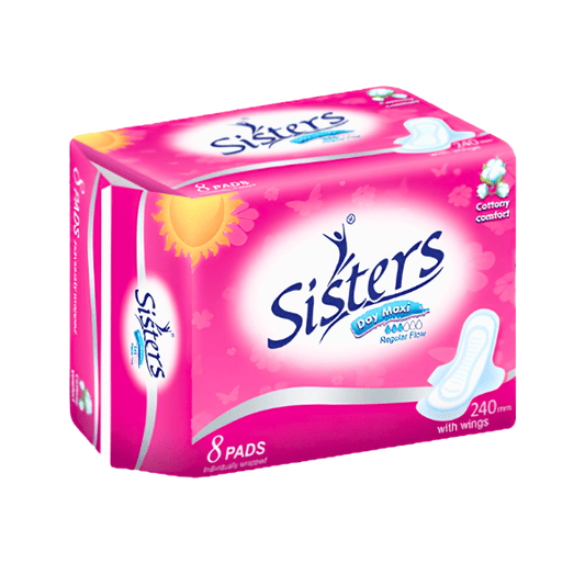 Sisters Napkin with Wings Day Maxi 8+1 (Pink)