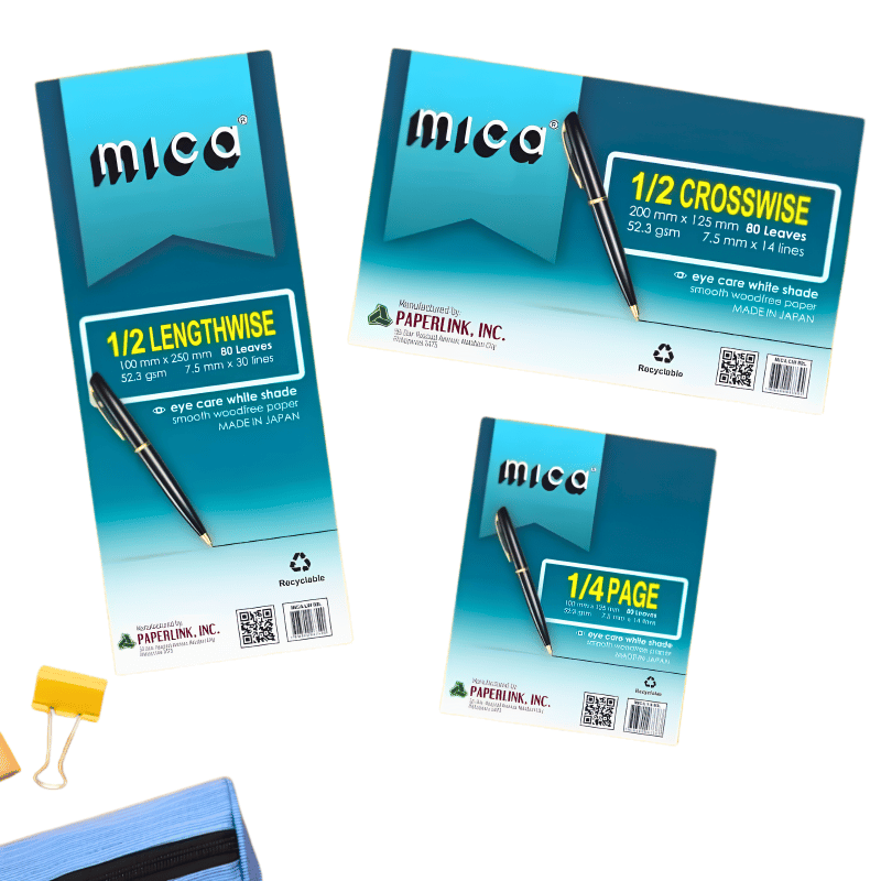 Mica Quiz Pad Paper 80lvs. | 10Pads