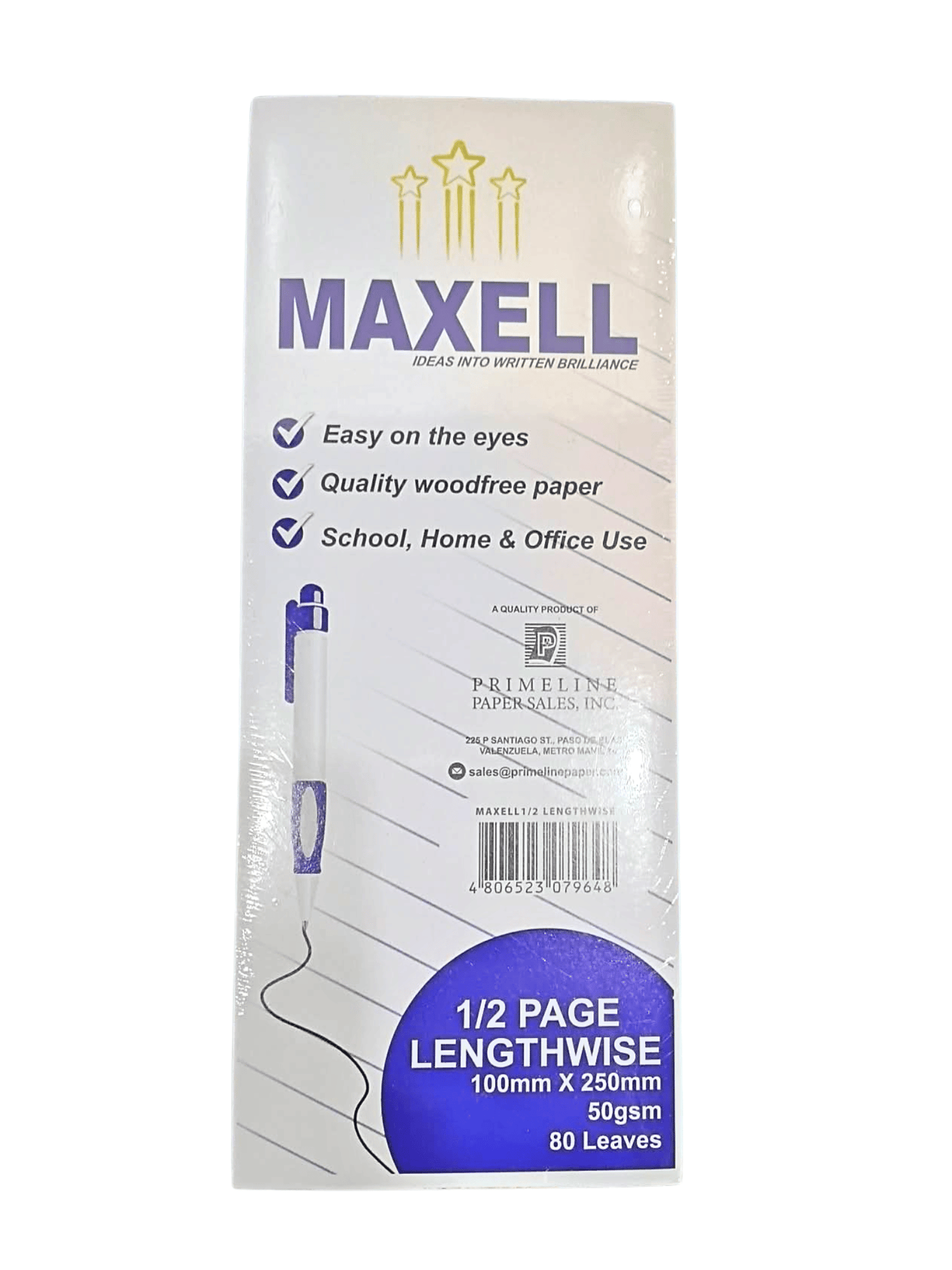 Maxell Quiz Pad Paper 80lvs. | 10 Pads