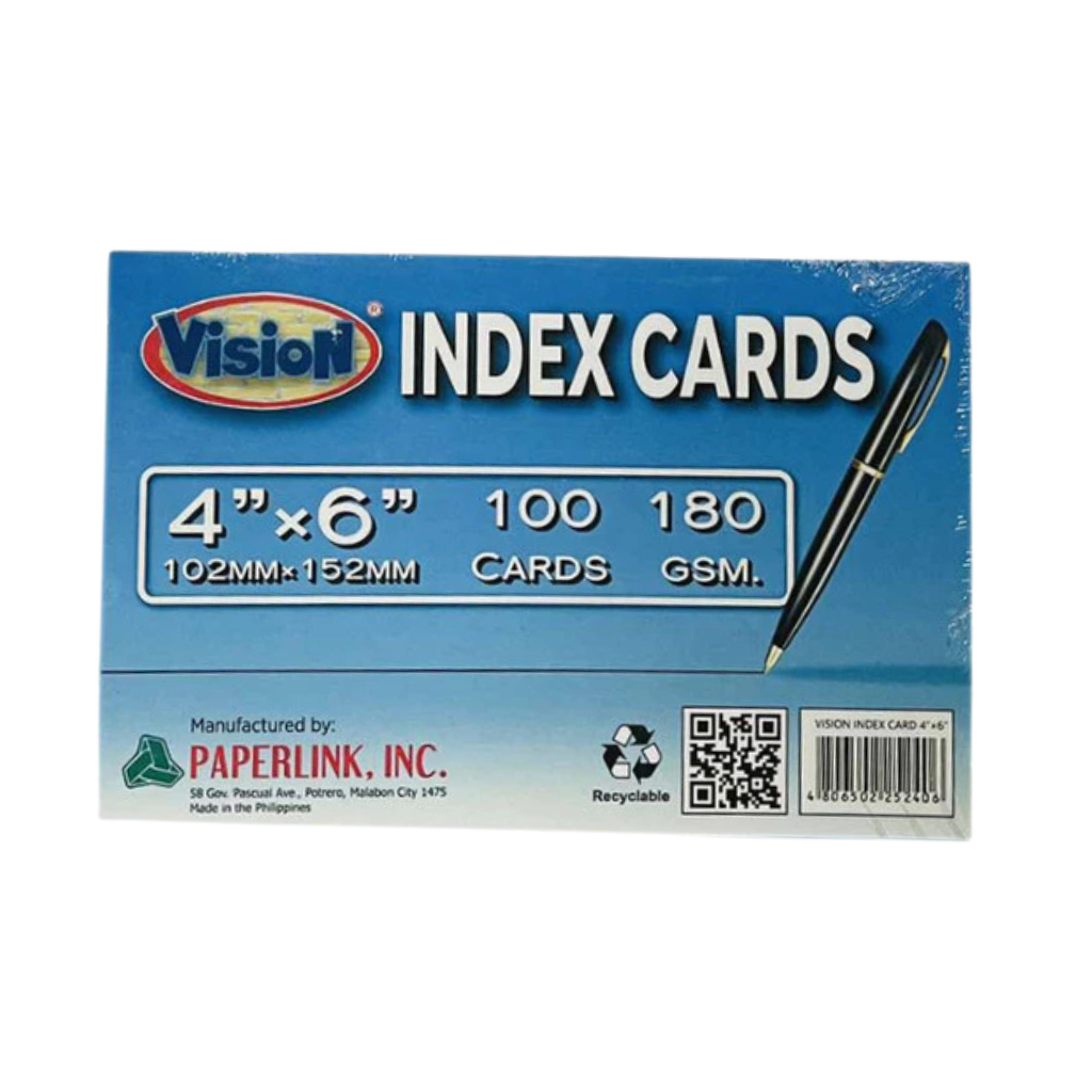 Vision Index Card 180gsm | 100pcs