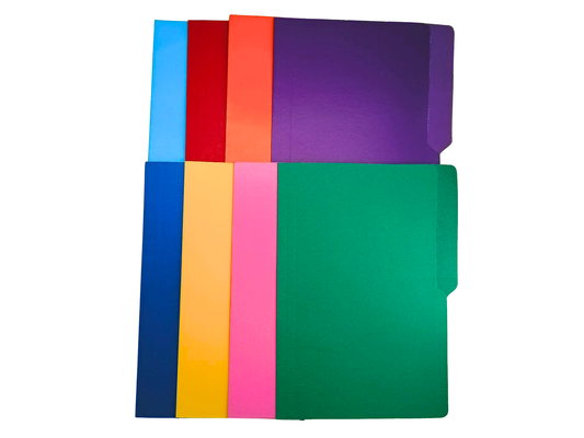 Colored Plain Folder Mini | Per Piece