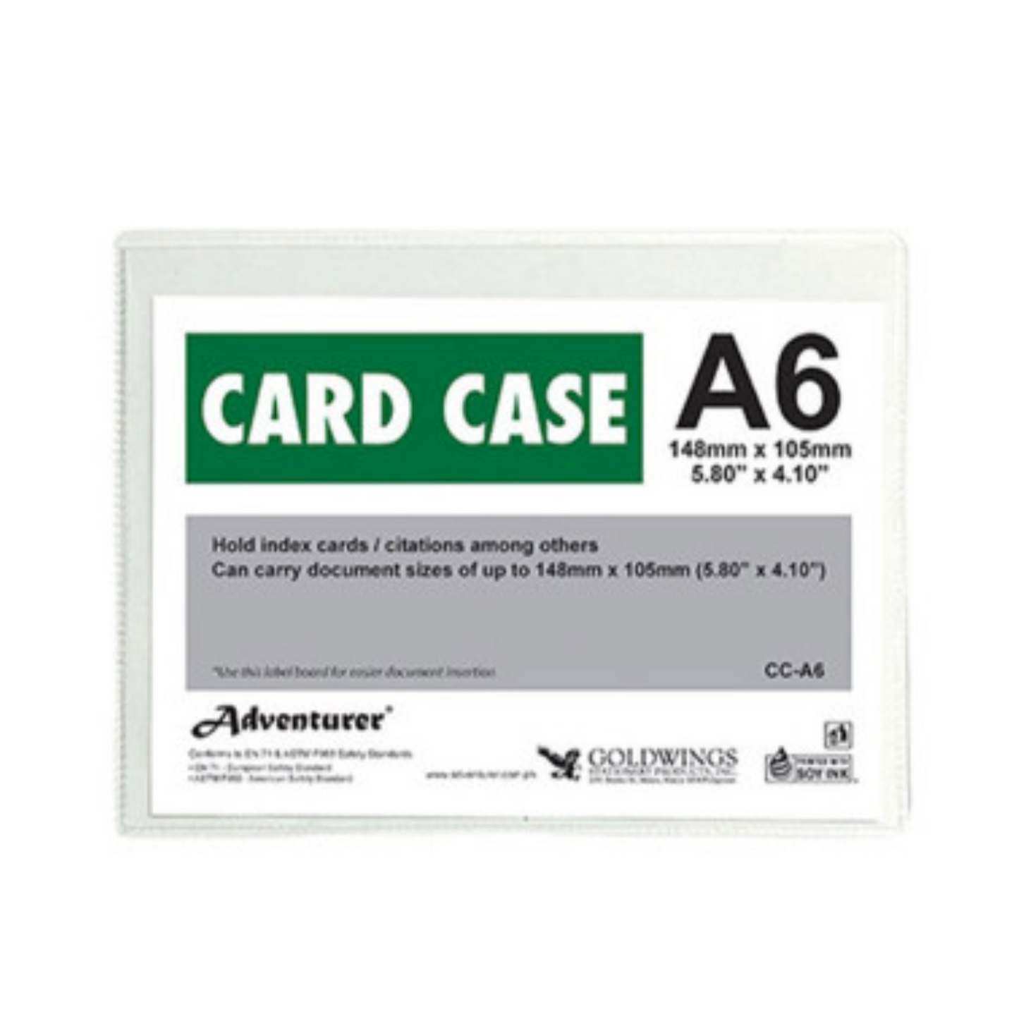 Adventurer Card Case Plastic | Piece