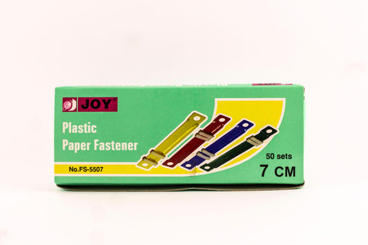 Joy Plastic Paper Fastener 7cm No. FS-5507 | Per Box (50pcs)