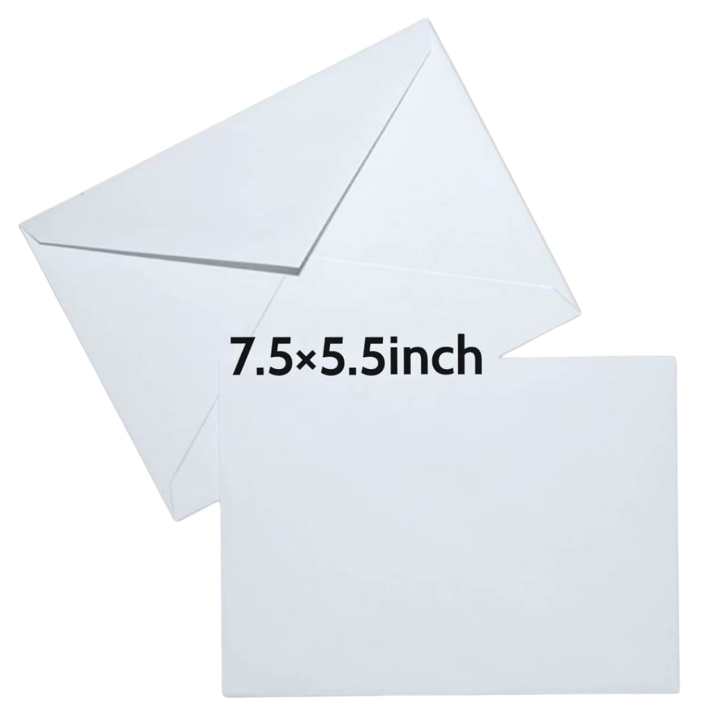 Repacked Baronial White Envelope | 10pcs