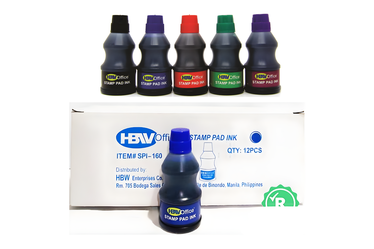 HBW Stamp Pad Ink 60ml | Per Piece