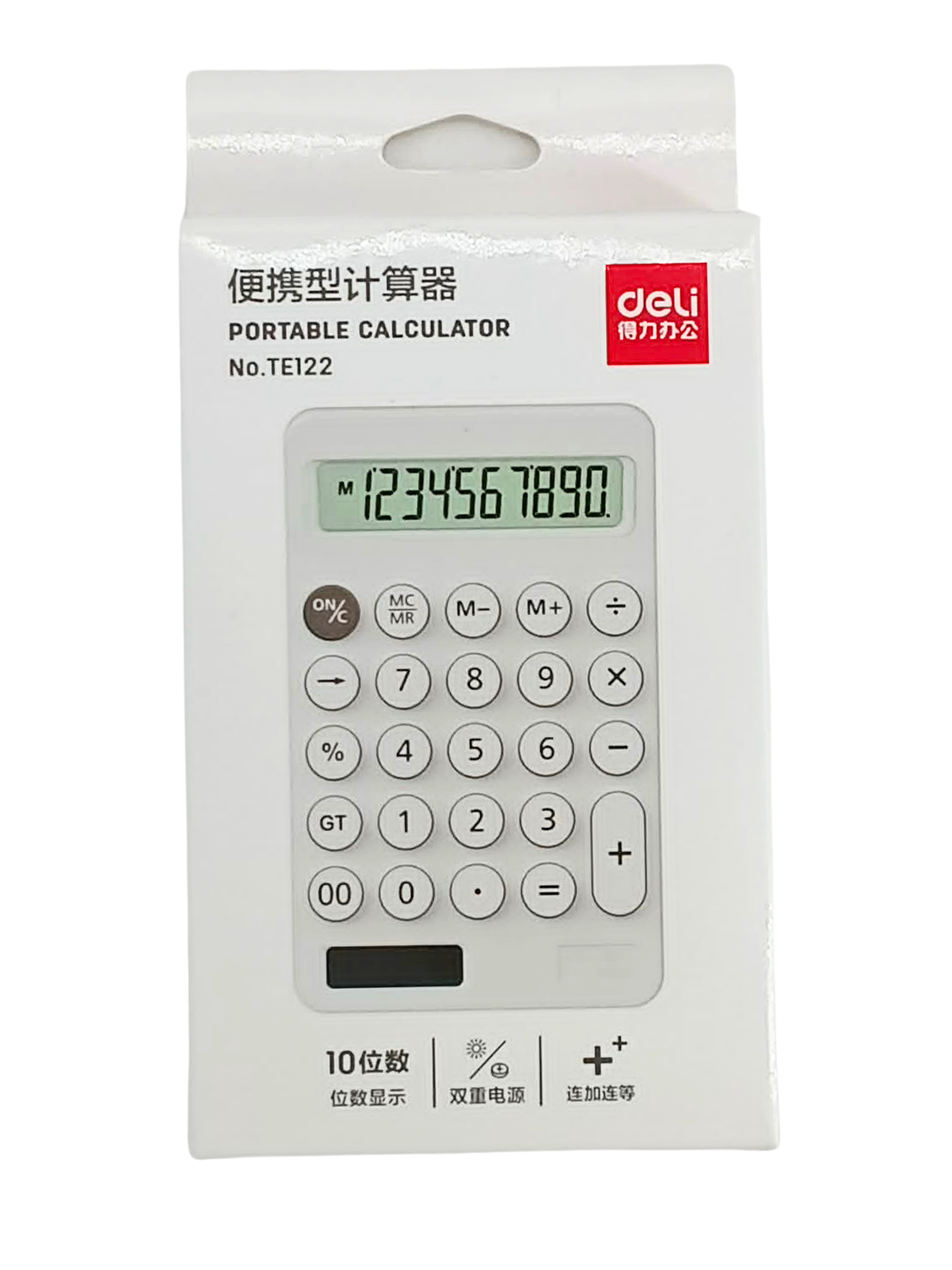 Deli Portable Calculator No.TE122 | Per Piece
