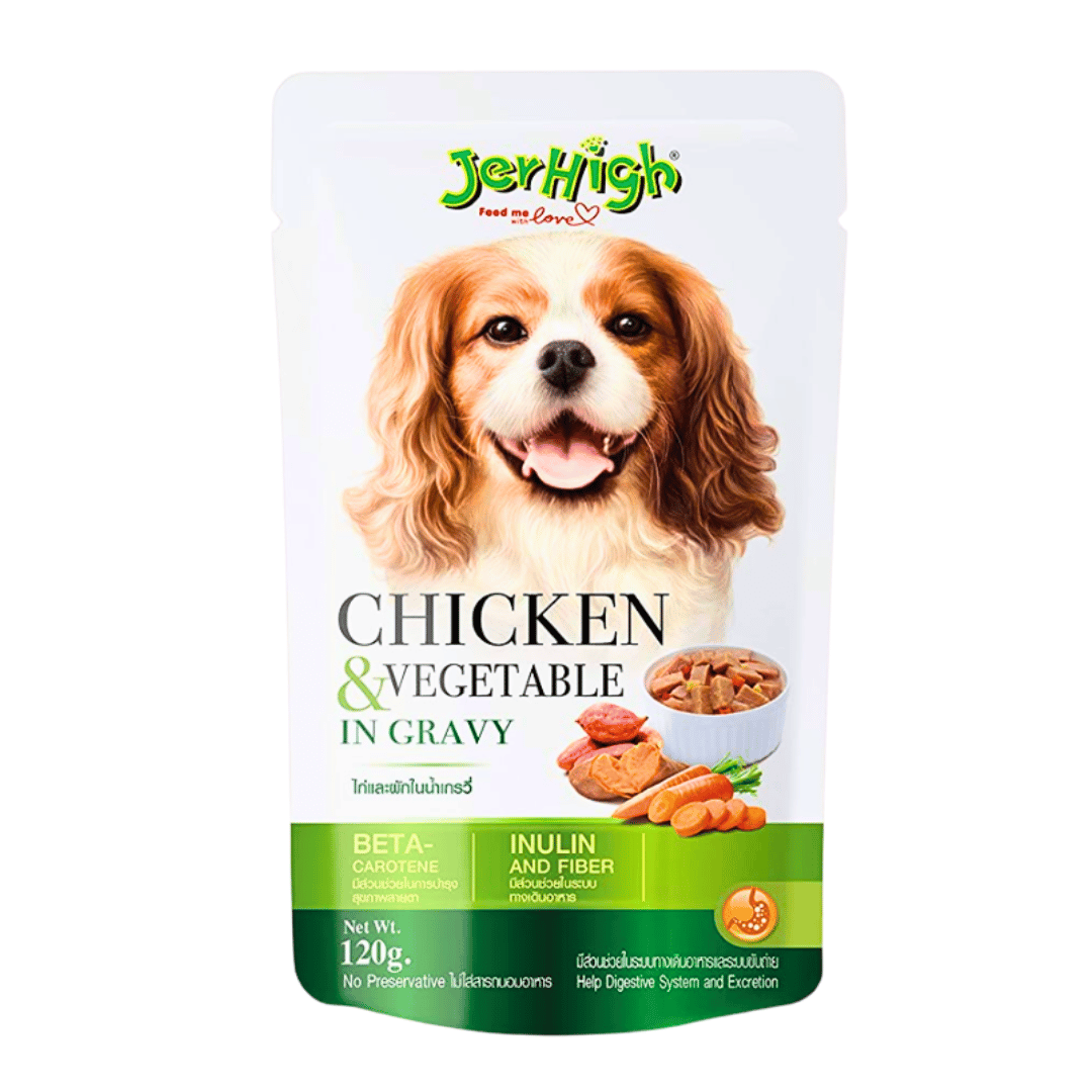 Jerhigh Chicken Chunks in Gravy 120g