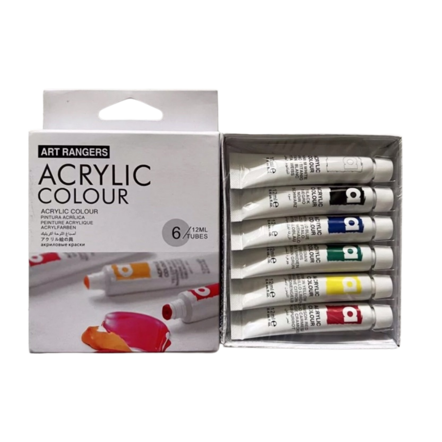 Art Rangers Acrylic Colour 6colors 12ml