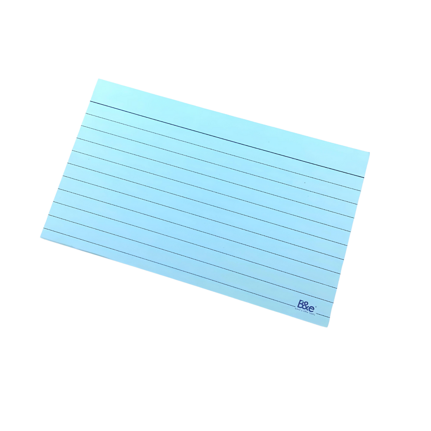 B&E Index Card 120gsm 3x5in 100pcs Blue