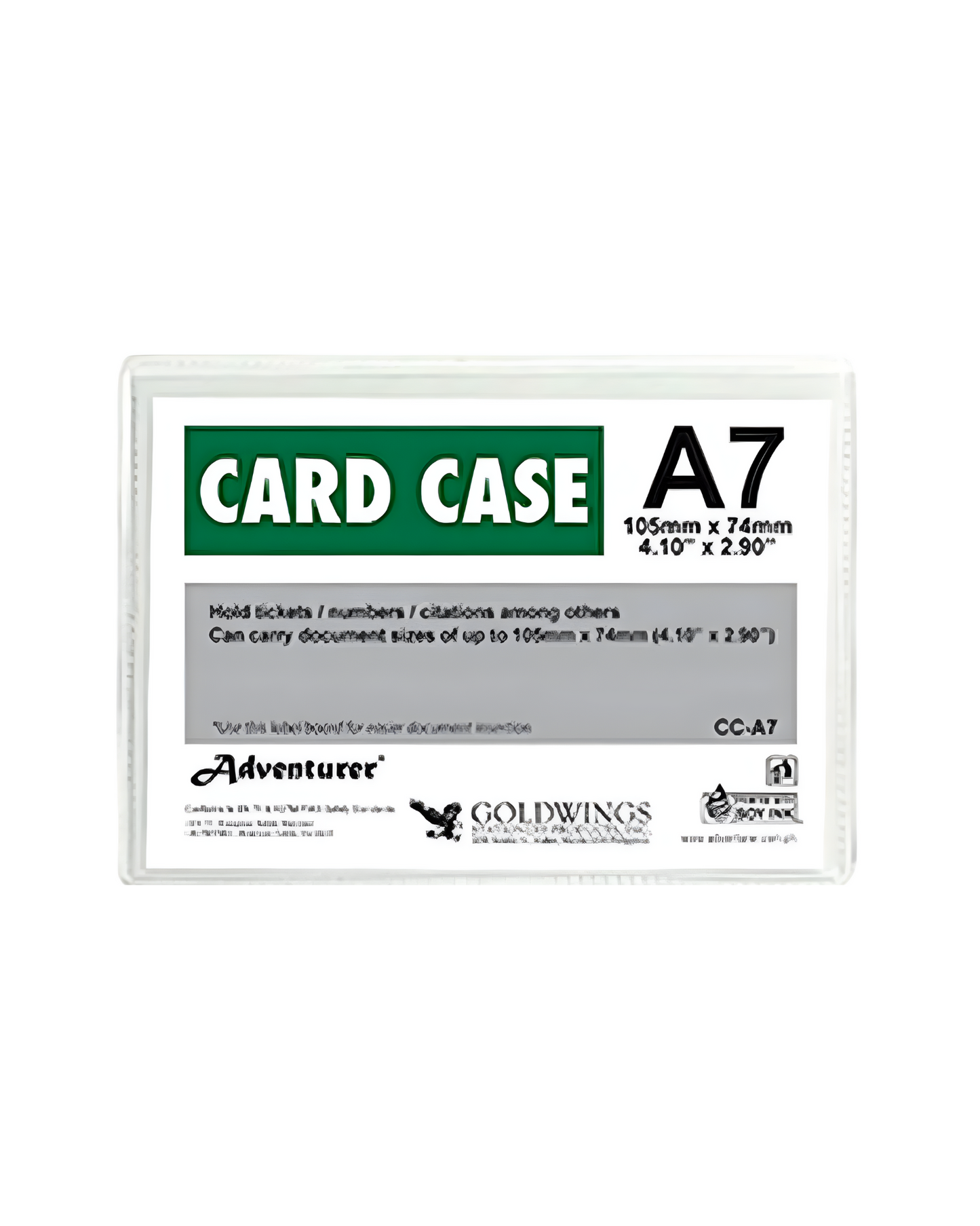 Adventurer Card Case Plastic