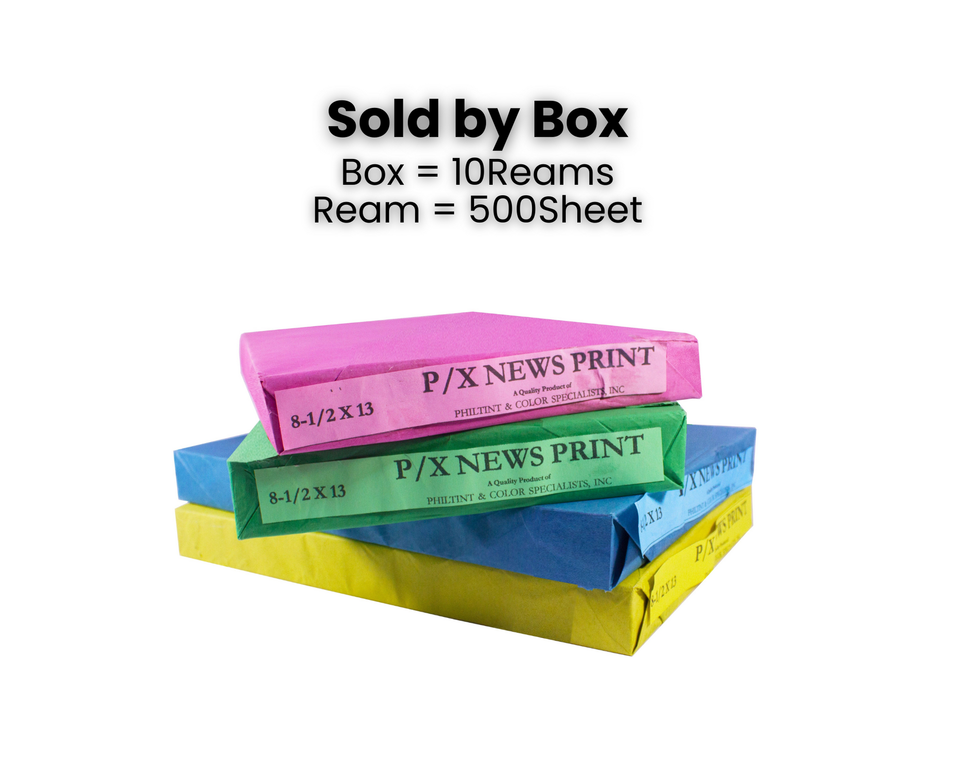 Newsprint Colored Paper S16 Long 10reams – Paper Cart