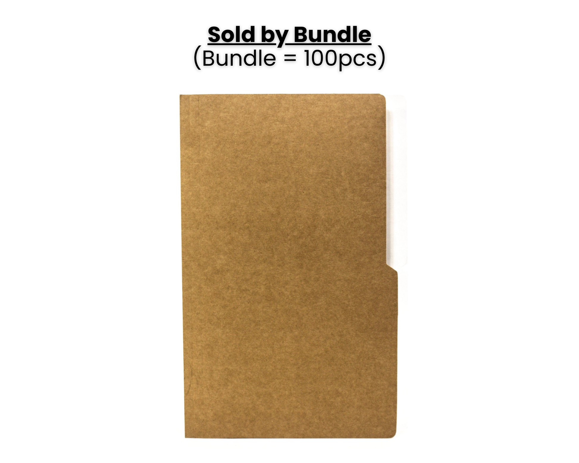 Bonus Kraft Folder Long (500pcs) – Paper Cart