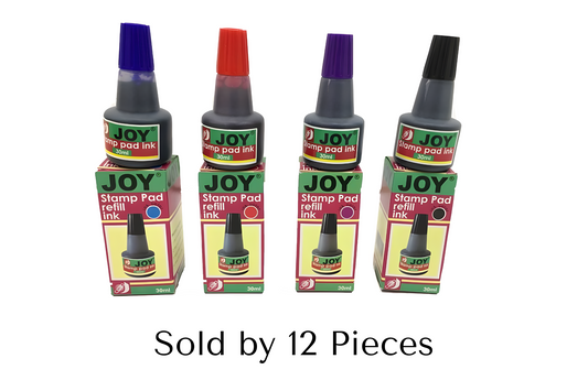 Joy Stamp Pad Ink Refill 30ml | 12pcs