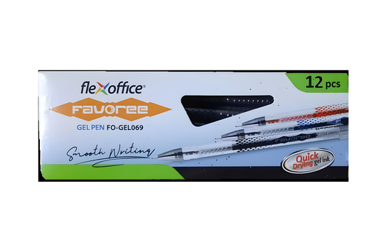 FlexOffice Pen Favoree 0.38mm FO-GEL069 | 12pcs