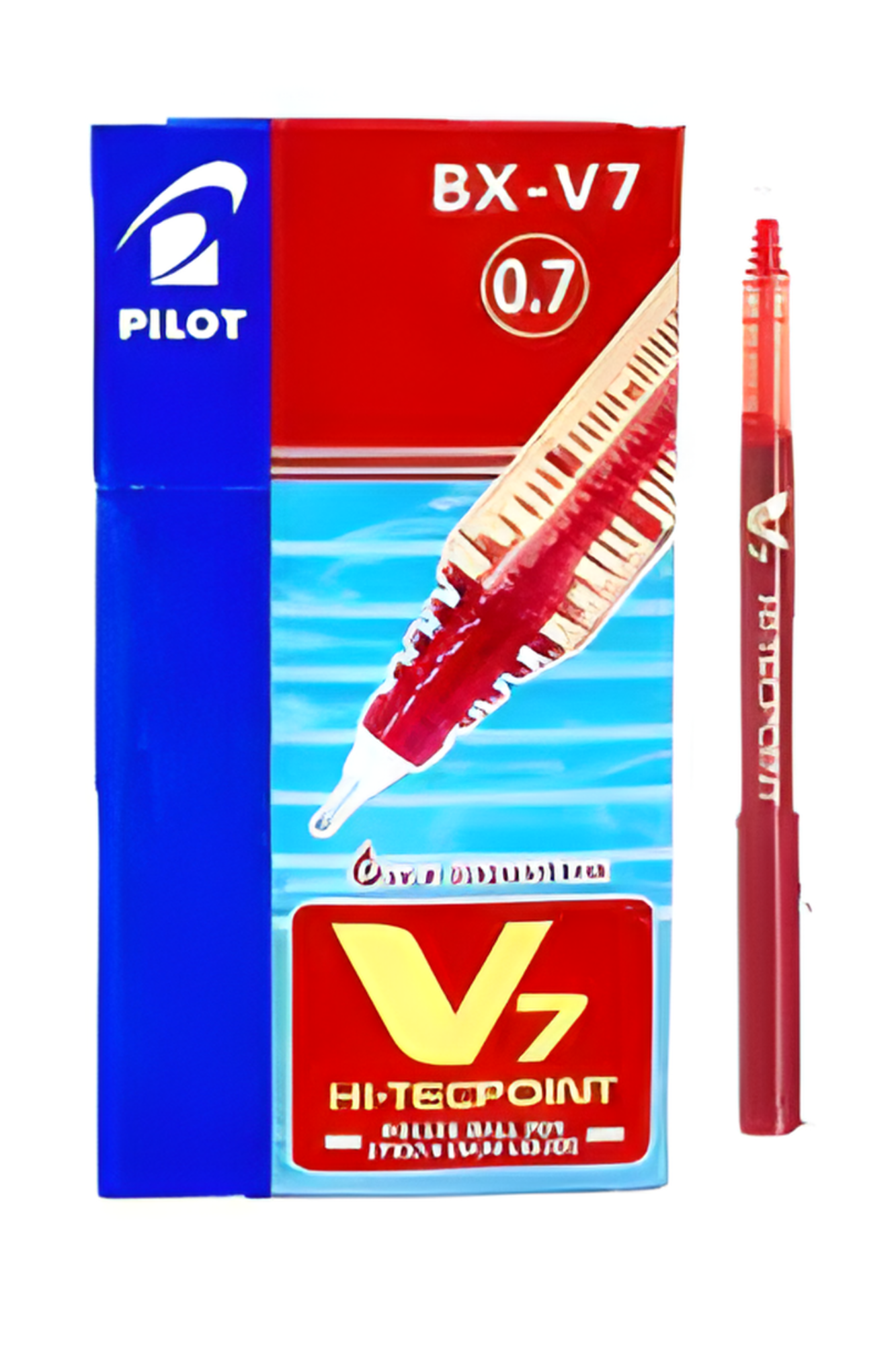 Pilot Hi-Techpoint Ballpen BX-V7 0.7mm | 12pcs
