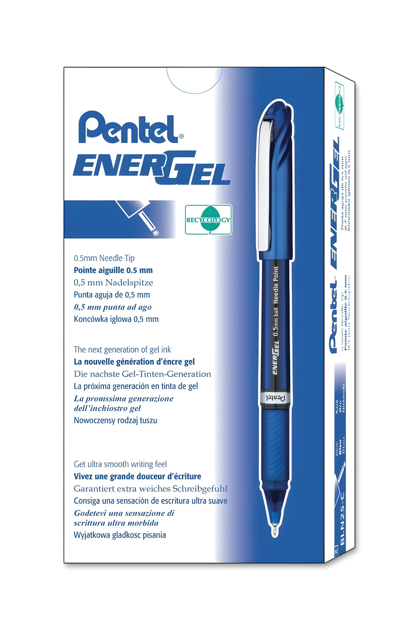 Pentel Energel Gel Pen BLN25 0.5mm | 12pcs