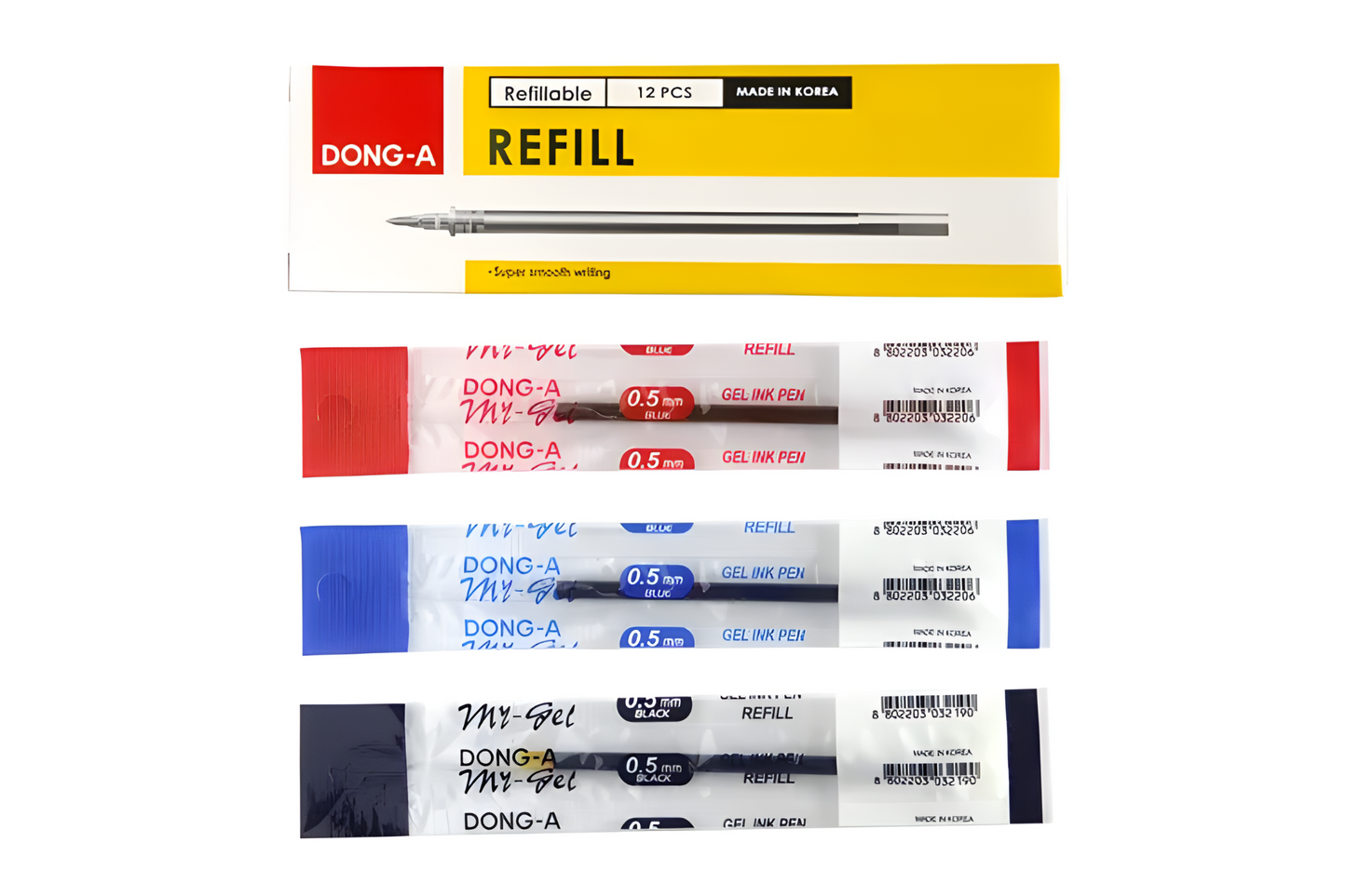 Dong-A My Gel Ink Refill 0.5mm | 12pcs