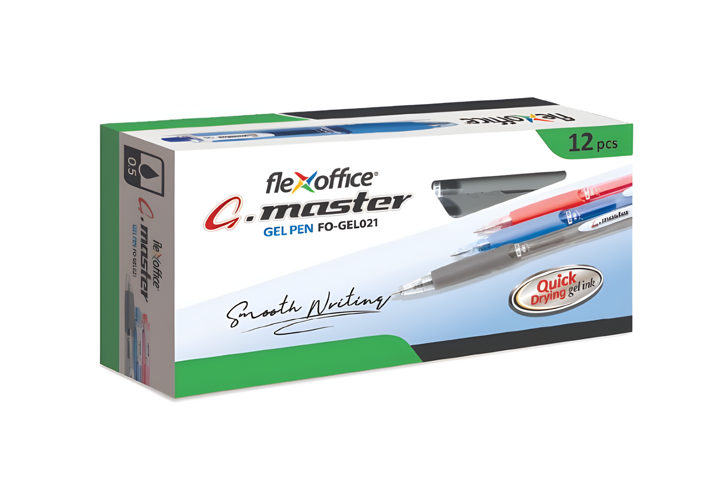 FlexOffice G-Master Retractable Pen FO-GEL021 | 12pcs