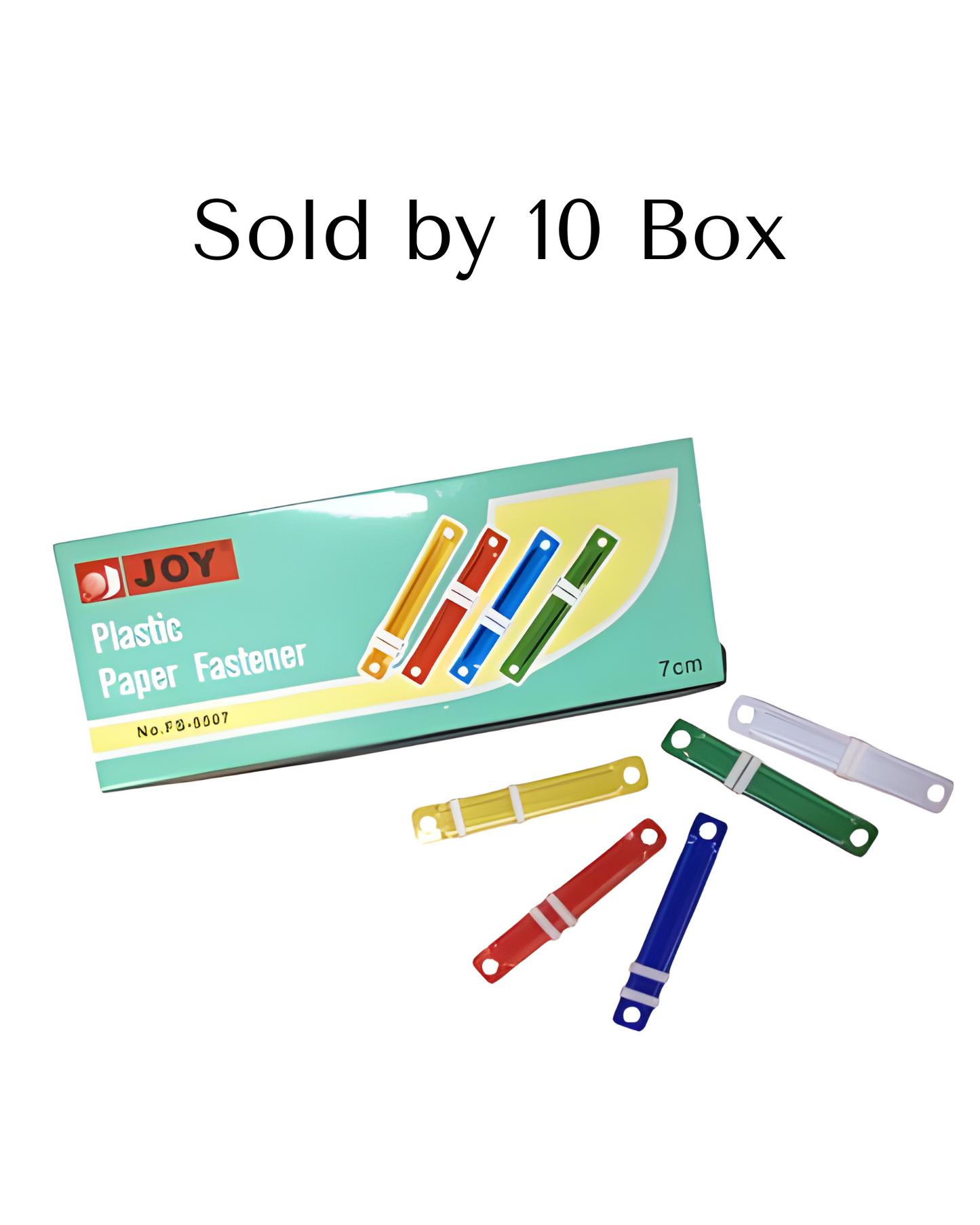Joy Paper Fastener Plastic 7cm | 10Box