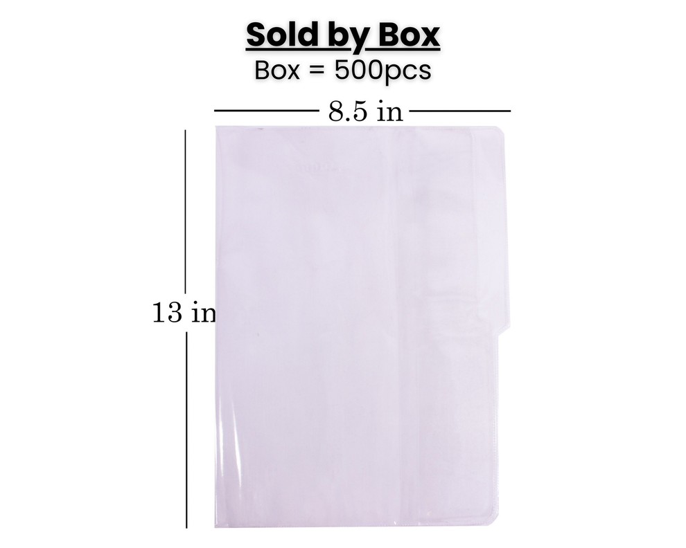 Plastic Folder Jacket Long (500pcs) – Paper Cart