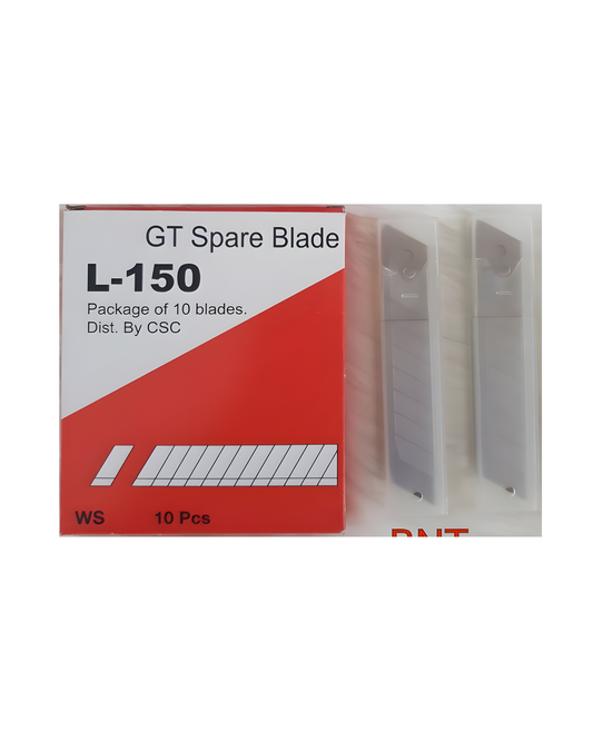 GT Spare Blade Refill L-150 18mm (10Tube)