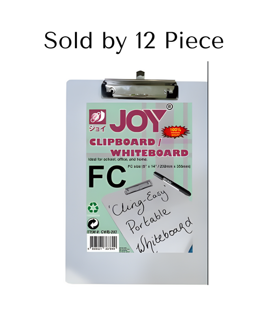 Joy Clipboard Whiteboard CWB202 Long | 12pcs