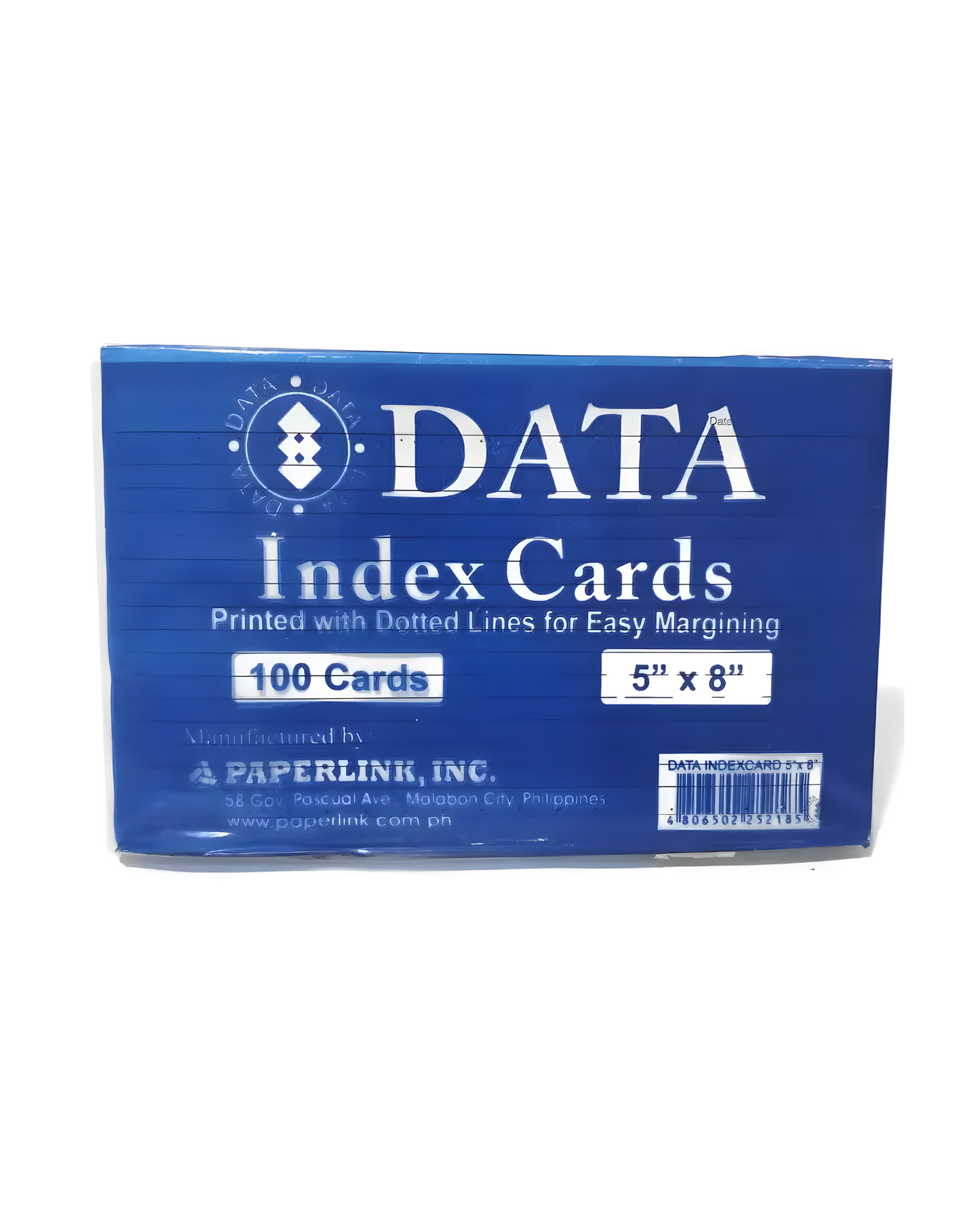 Data White Index Card 5x8in (100pcs)