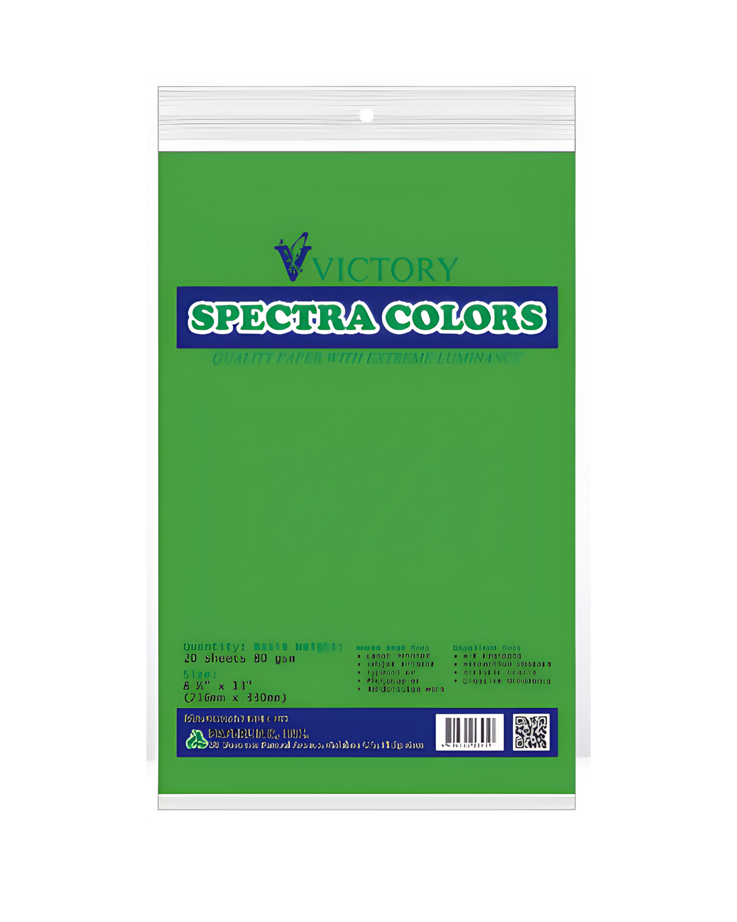 Victory Spectra Colors Paper 80gsm Long (25Pack)