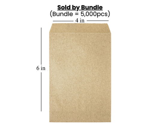 Stallion Brown Paper Bag 4x6in (5000pcs)