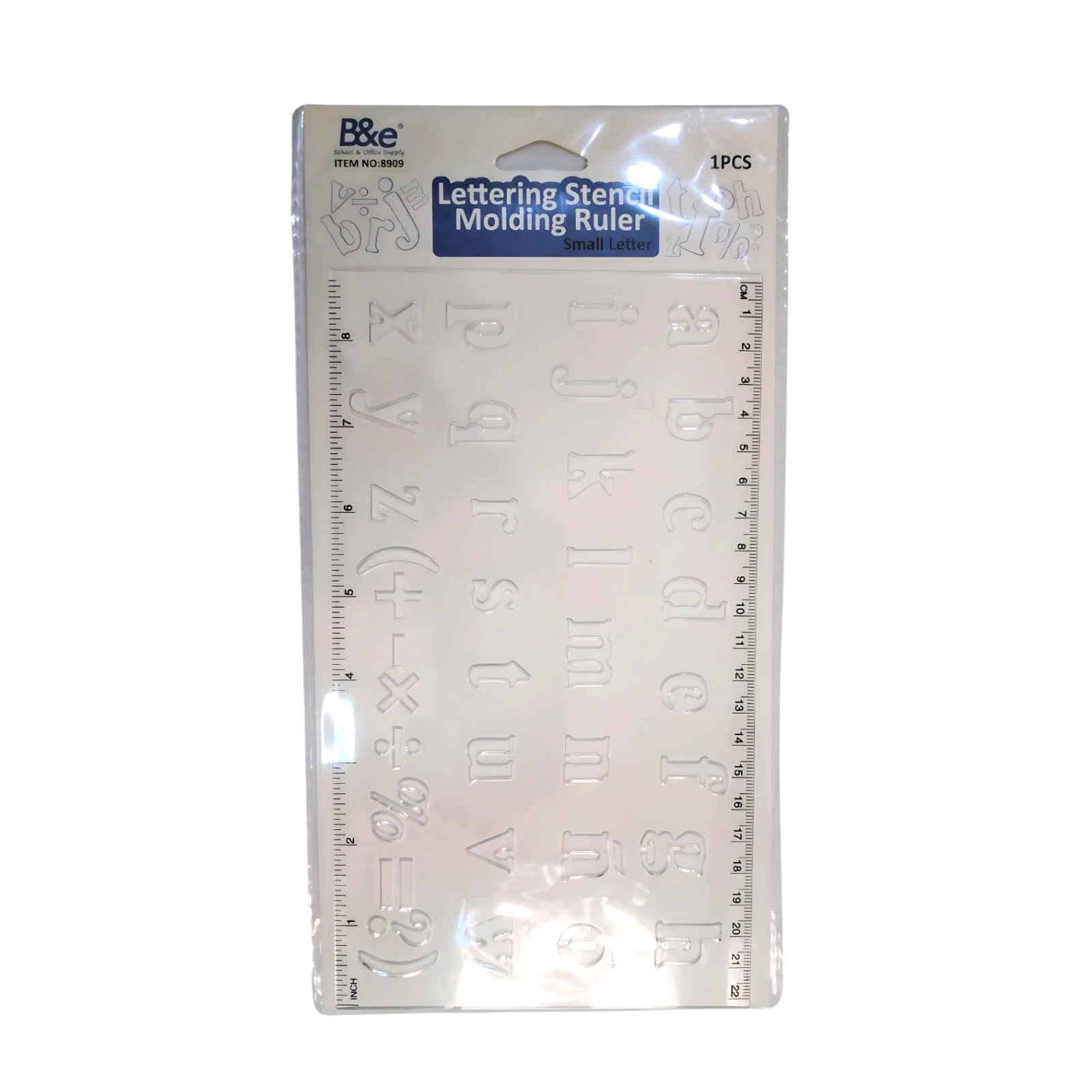 B&E Lettering Stencil Molding Ruler No.8909 – Paper Cart