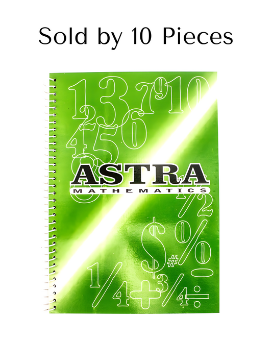 Astra Mathematics Notebook 6x8.5in 80Lvs. 10pcs