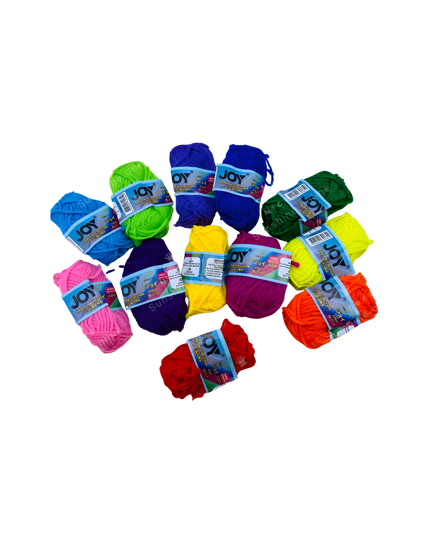 Hand Knitting Yarn 4ply | 12pcs (Asstd. Color)