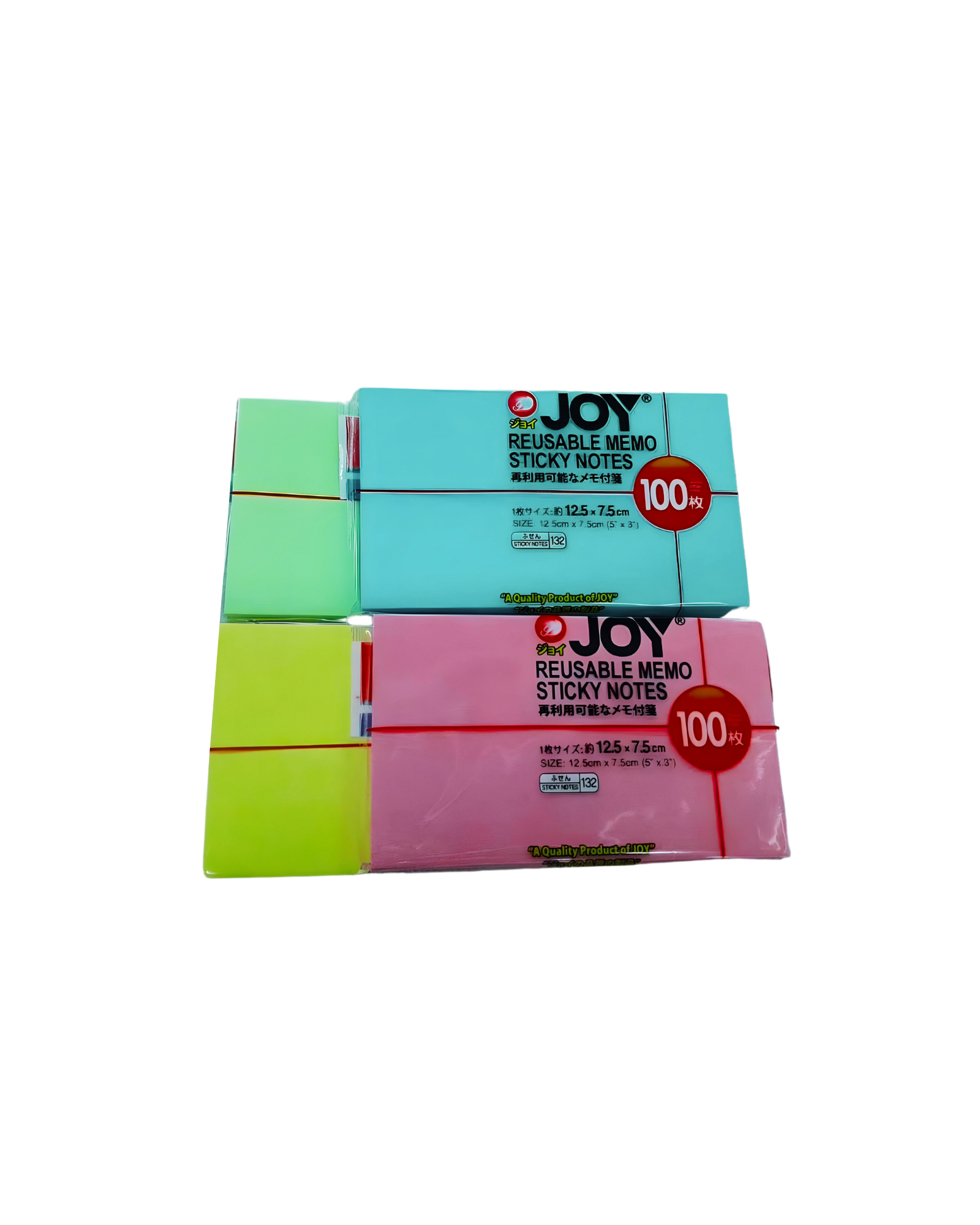 Joy Sticky Notes JFF-5x3x100 | 12Pad (Asstd. Color) – Paper Cart