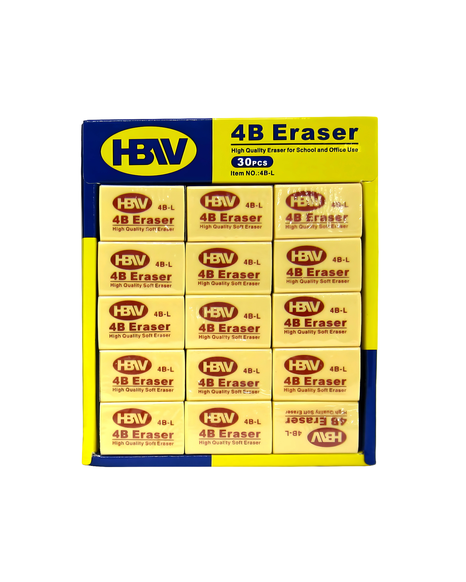 HBW Soft Eraser 4B Big | Per Piece – Paper Cart