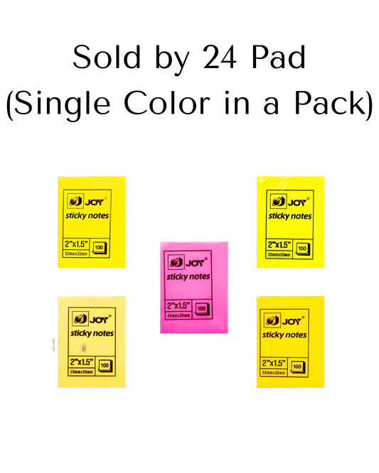 Joy Sticky Note 2x1.5in | 24Pad