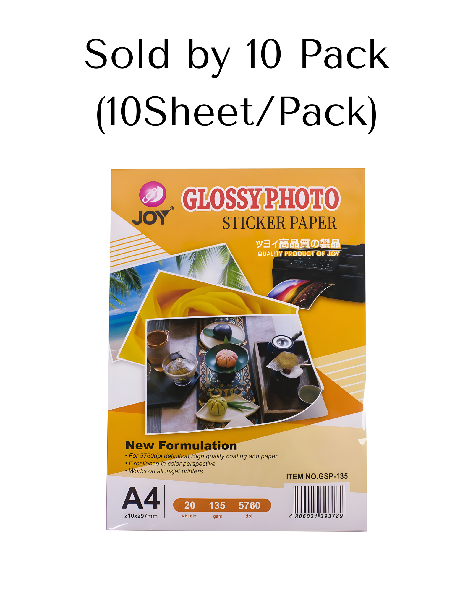 Glossy Sticker Photopaper