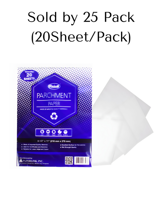 Vision Parchment Paper Short (25Pack)