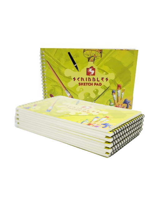 Scribbles Sketch Pad 20lvs 6x9in | 10Pads