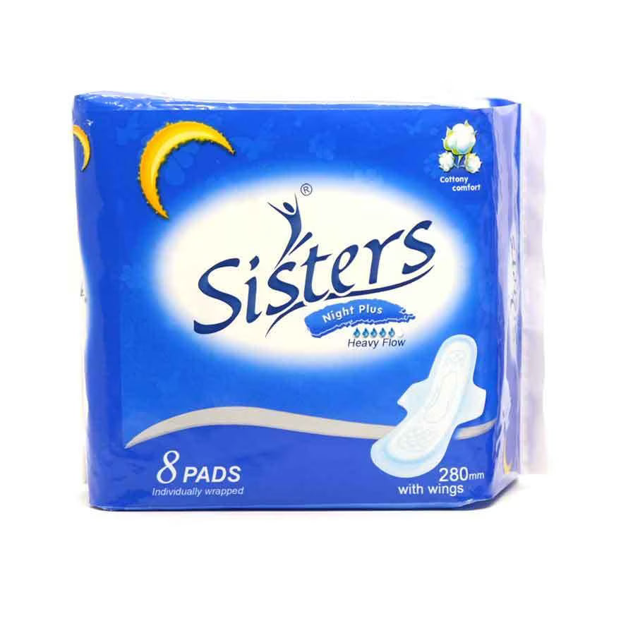 Sisters Napkin Dry Comfort with Wings 8pcs