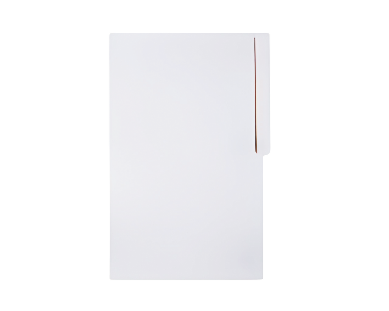 System White Folder Long (500pcs) – Paper Cart