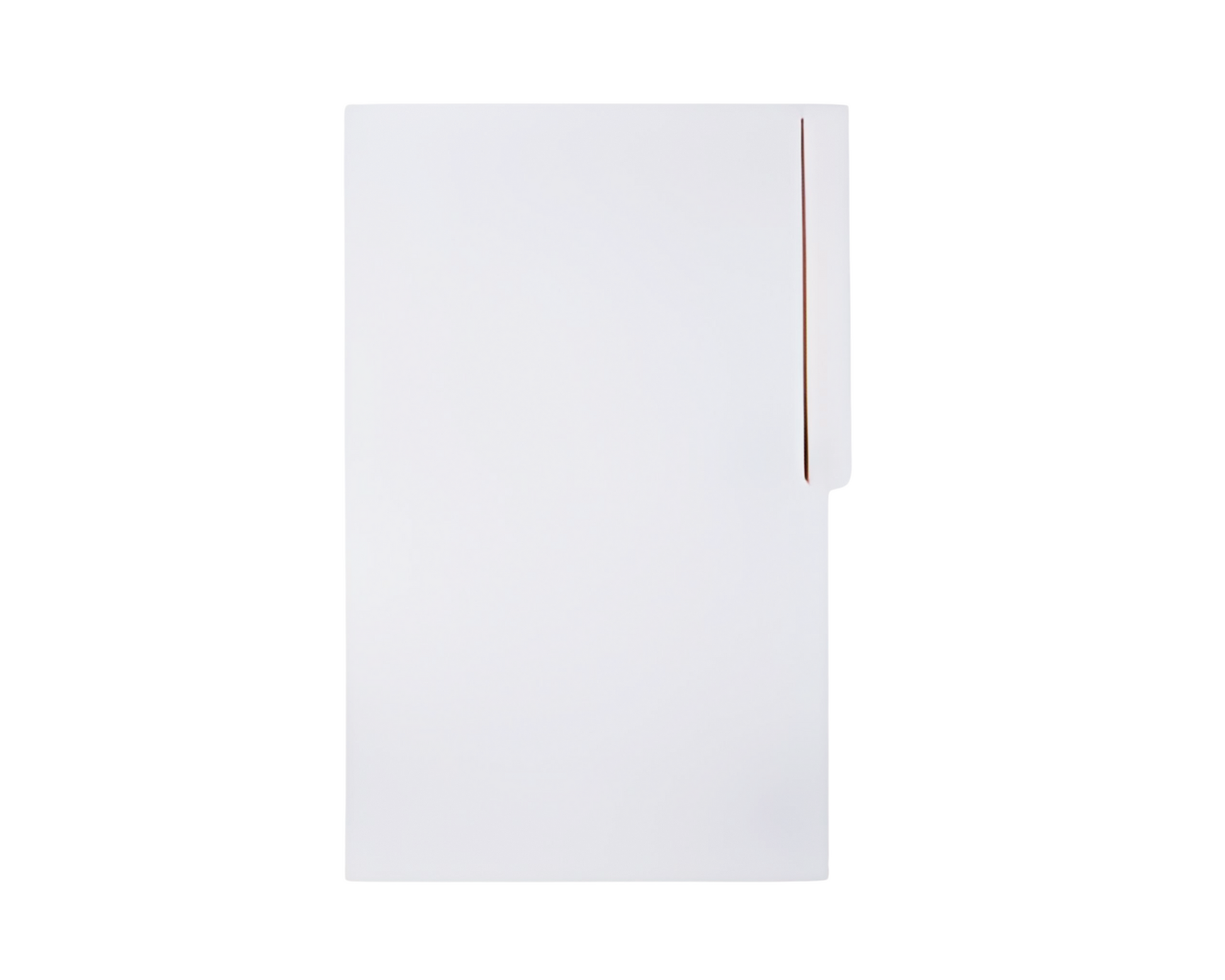 System White Folder Long (500pcs) – Paper Cart