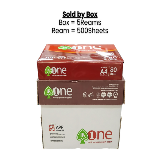 A One Bond Paper 80gsm A4 (5reams)