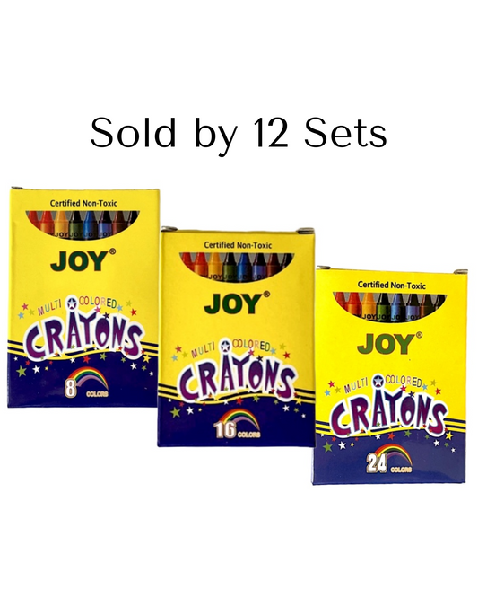 Joy Multicolored Crayons | 12Set