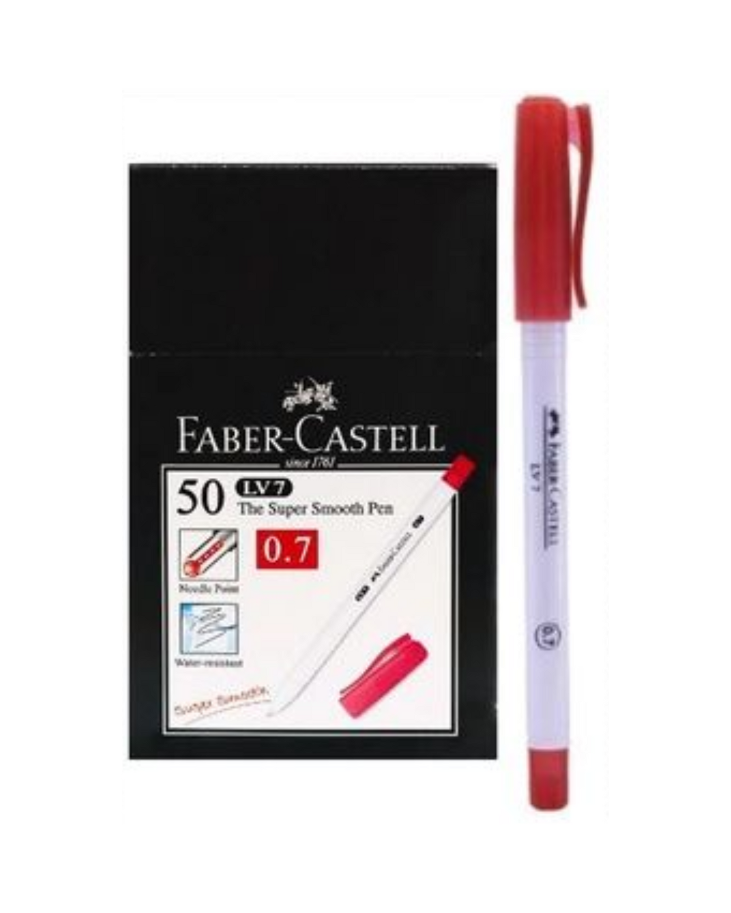 Faber-Castell Ballpen Super Smooth LV7 0.7mm | 50pcs