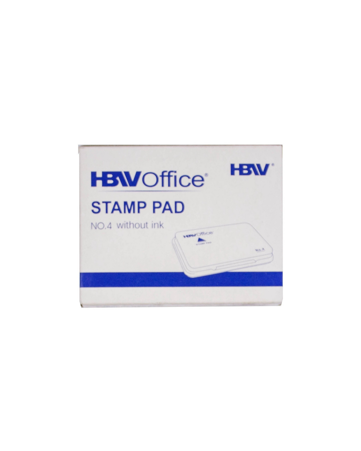 HBW Stamp Pad Without Ink No. 4 12pcs