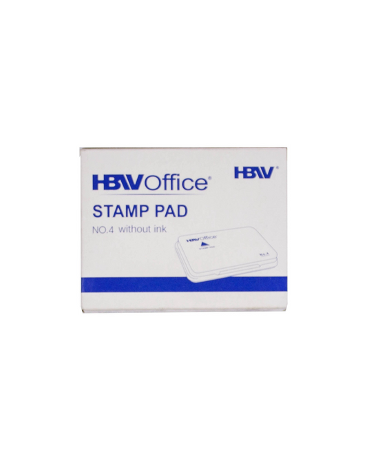 HBW Stamp Pad Without Ink No. 4 (12pcs)