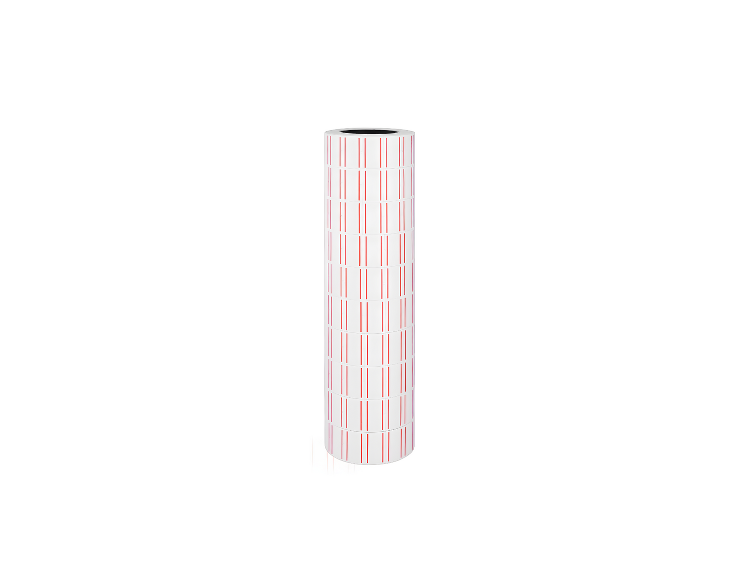 Red Lined Price Tag Sticker | 10Rolls
