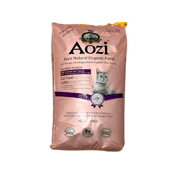 Aozi Cat Dry Food Salmon Organic