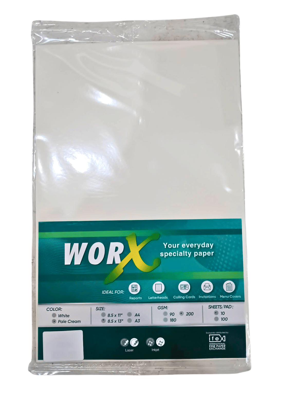 Worx Special Paper 200gsm | 10sheets